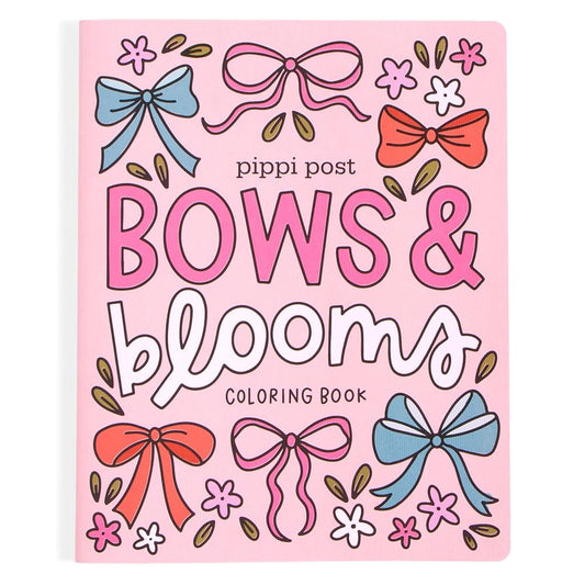 Bows and Blooms Coloring Book