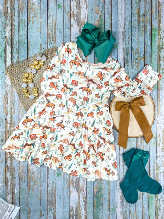 Dreaming of the Rodeo Twirl Dress