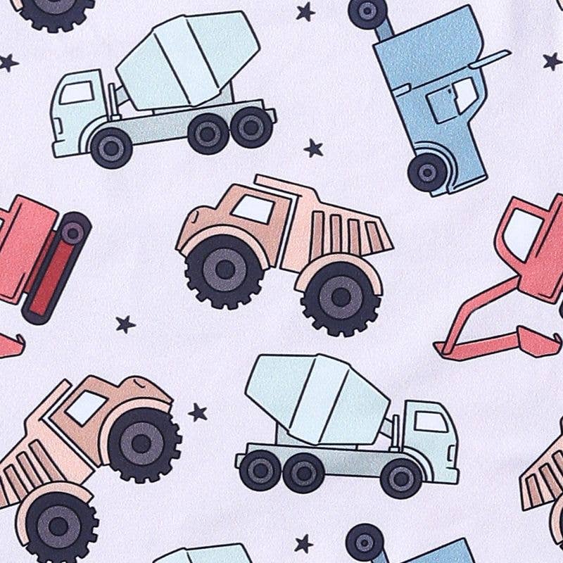 Dump Truck Boy Romper