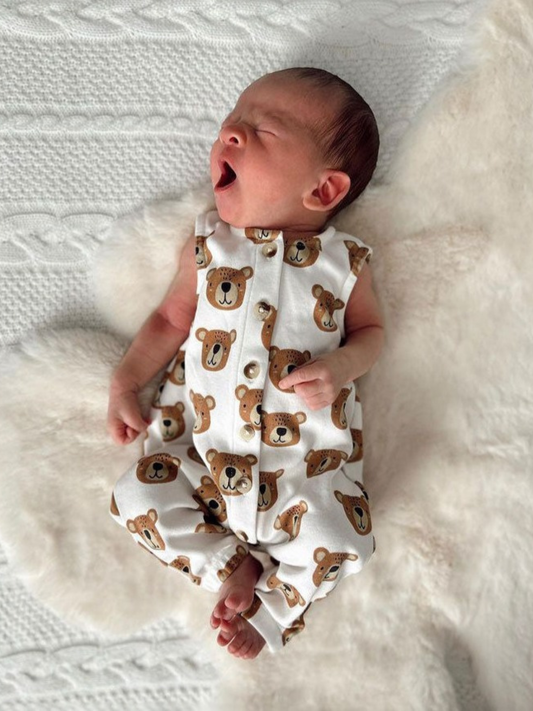 SIIX Collection - Baby Bear / Organic Bay Jumpsuit (Baby - Kids)