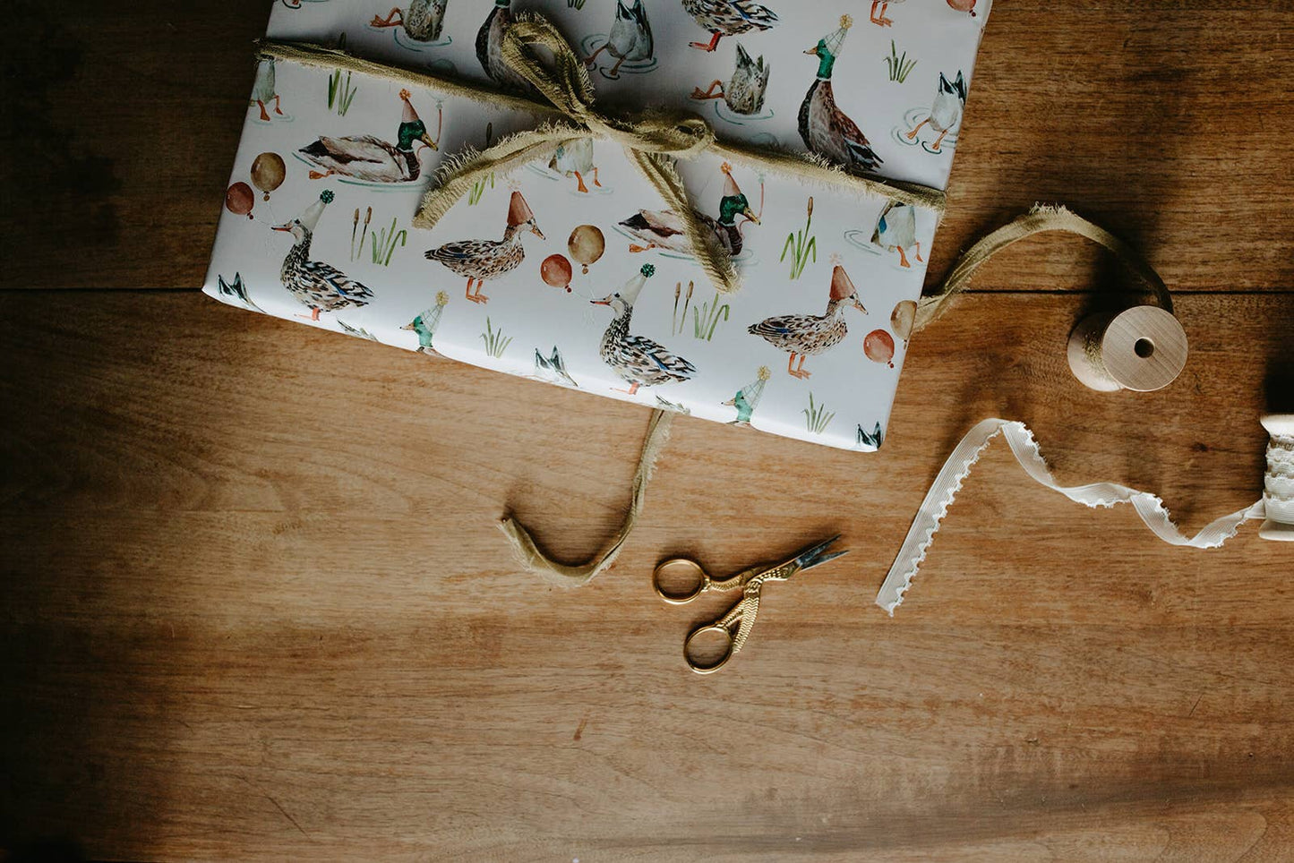 Birthday Duck Gift Wrap Roll