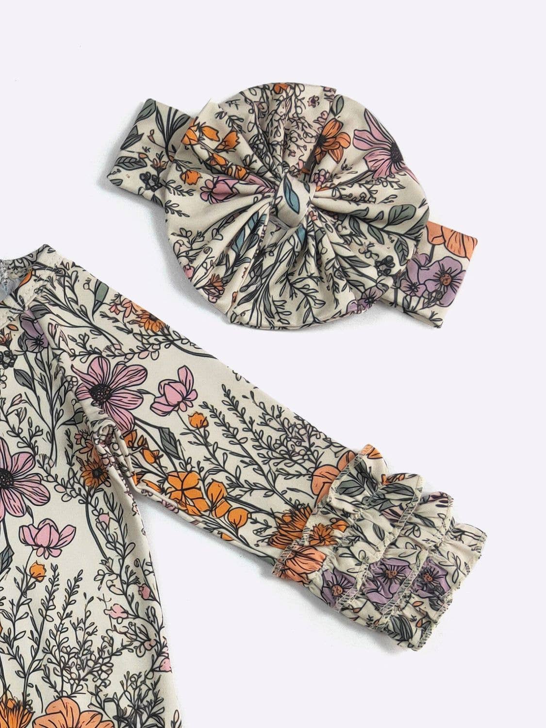 Clover Cottage - Fall Wildflower Baby Gown