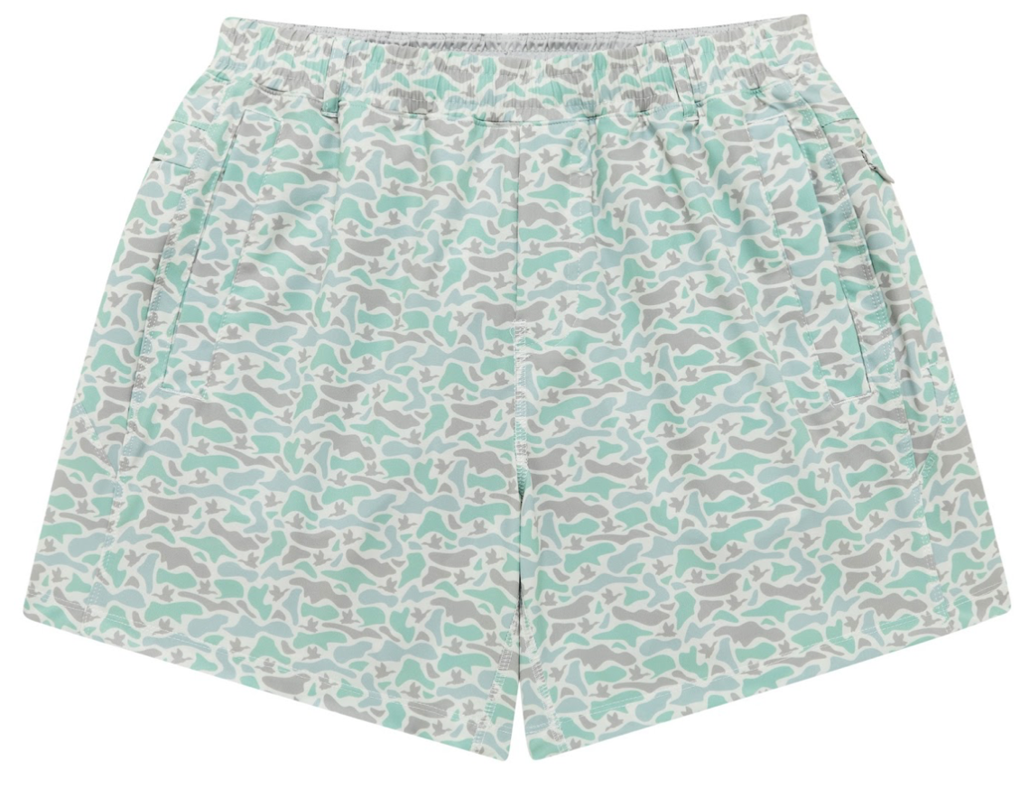 Kids Marsh Camo Freeballers - Sport Shorts