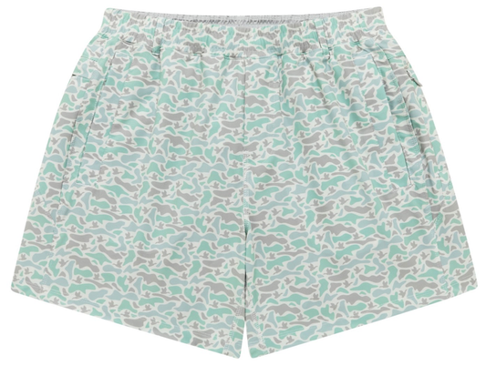 Kids Marsh Camo Freeballers - Sport Shorts
