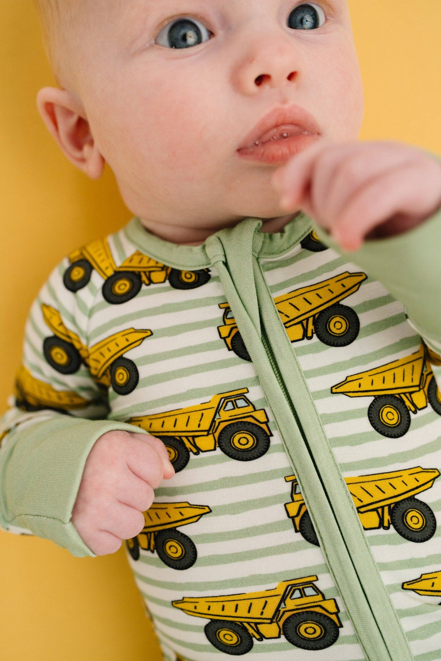 Little One Shop - Dump Trucks Bamboo Sleeper