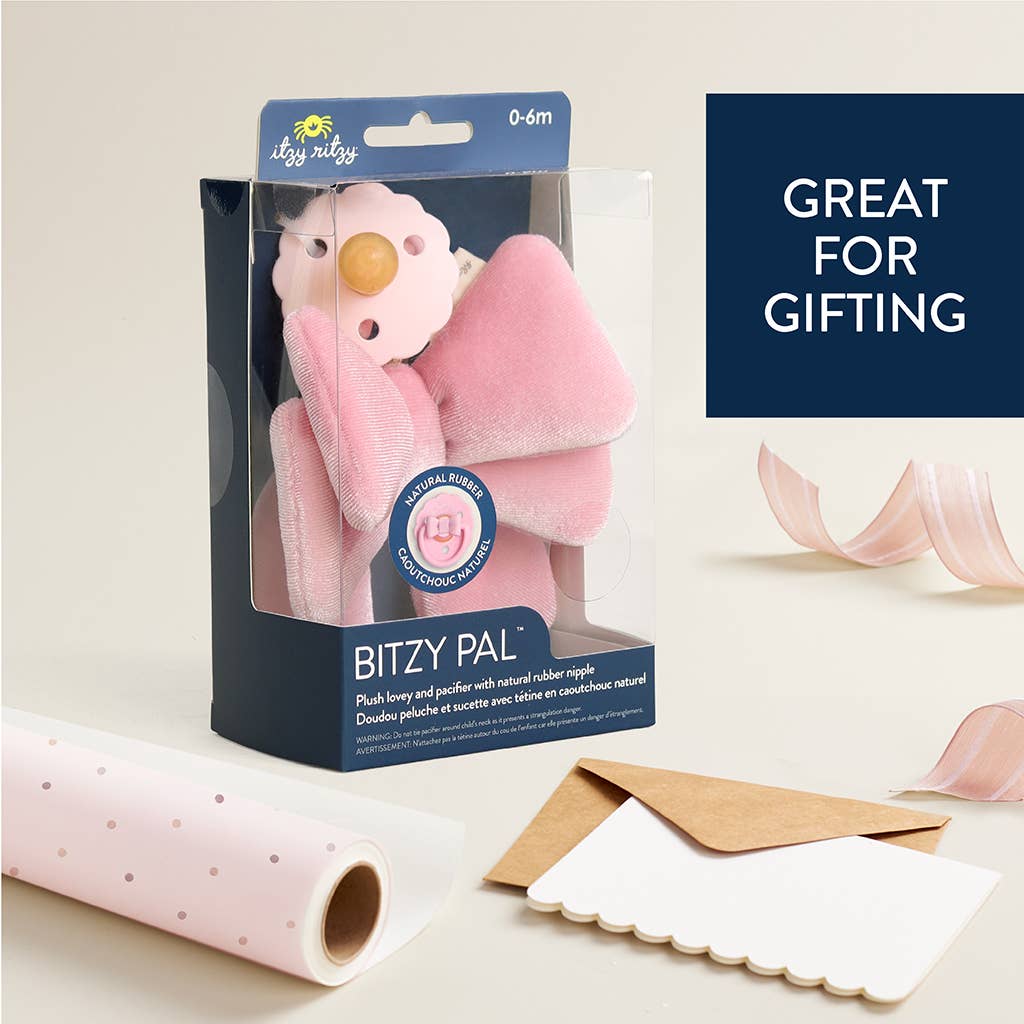 Itzy Ritzy - *NEW OPTIONS* Bitzy Pal Natural Rubber Pacifier & Plush