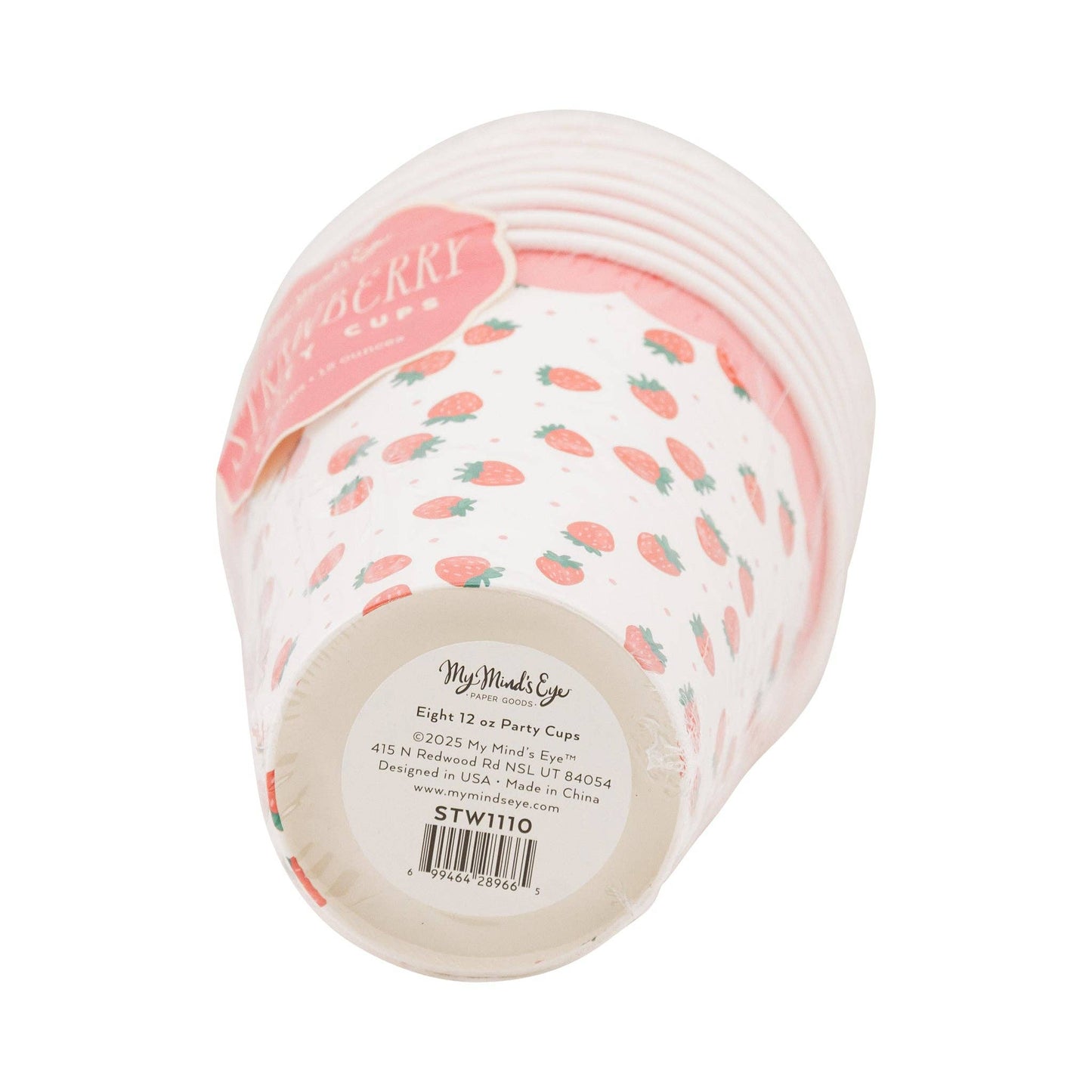 Strawberries Party Cup