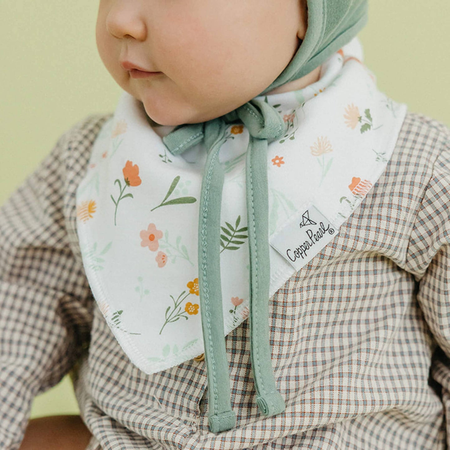 Copper Pearl - 4 Pack Baby Bandana Bibs - Goosie