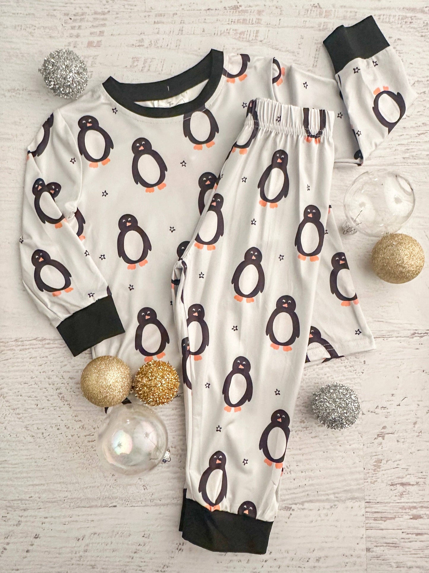 The Hair Bow Company - Polar Penguins Boy's Pajamas