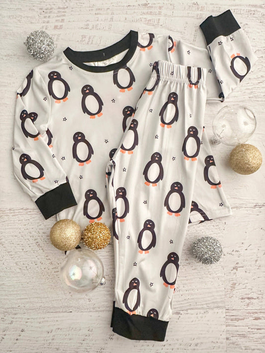 The Hair Bow Company - Polar Penguins Boy's Pajamas