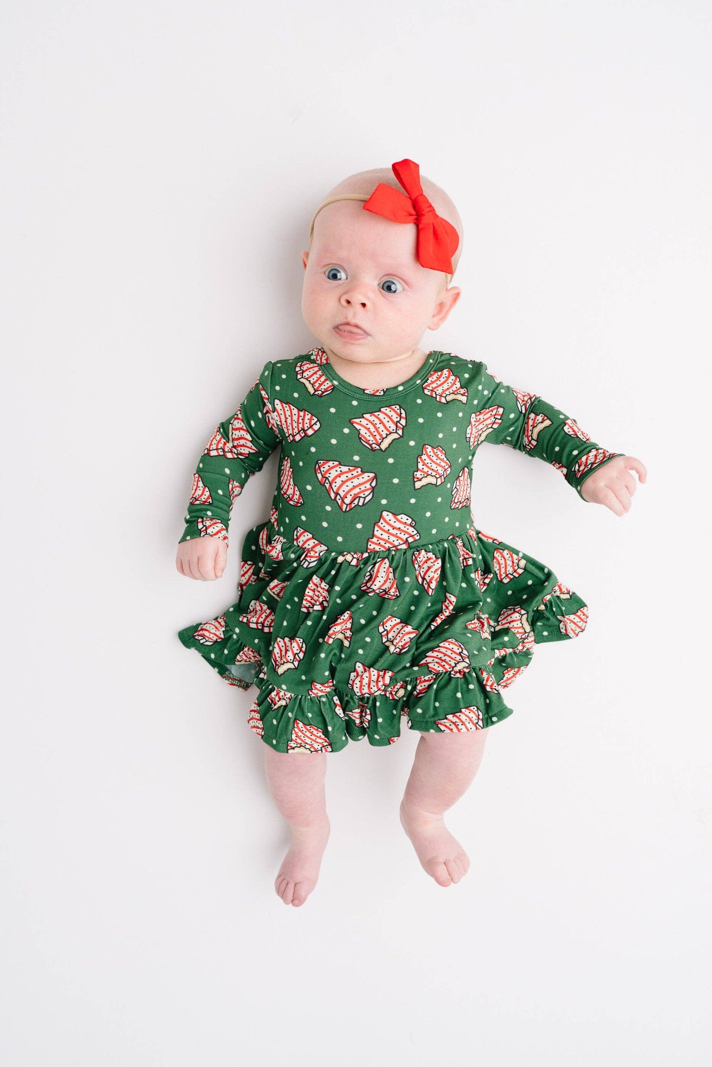 Little One Shop - Tree Treats Bodysuit Bamboo Dress