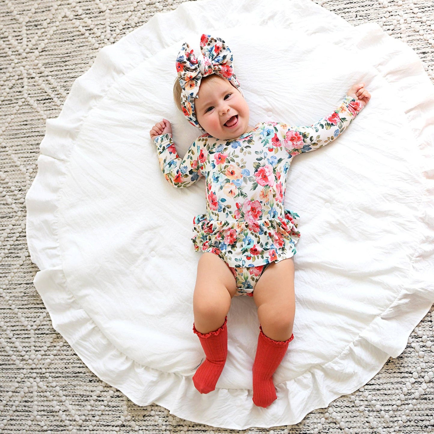 Nayeli HEADWRAP Baby Toddler Floral Hair Accessories