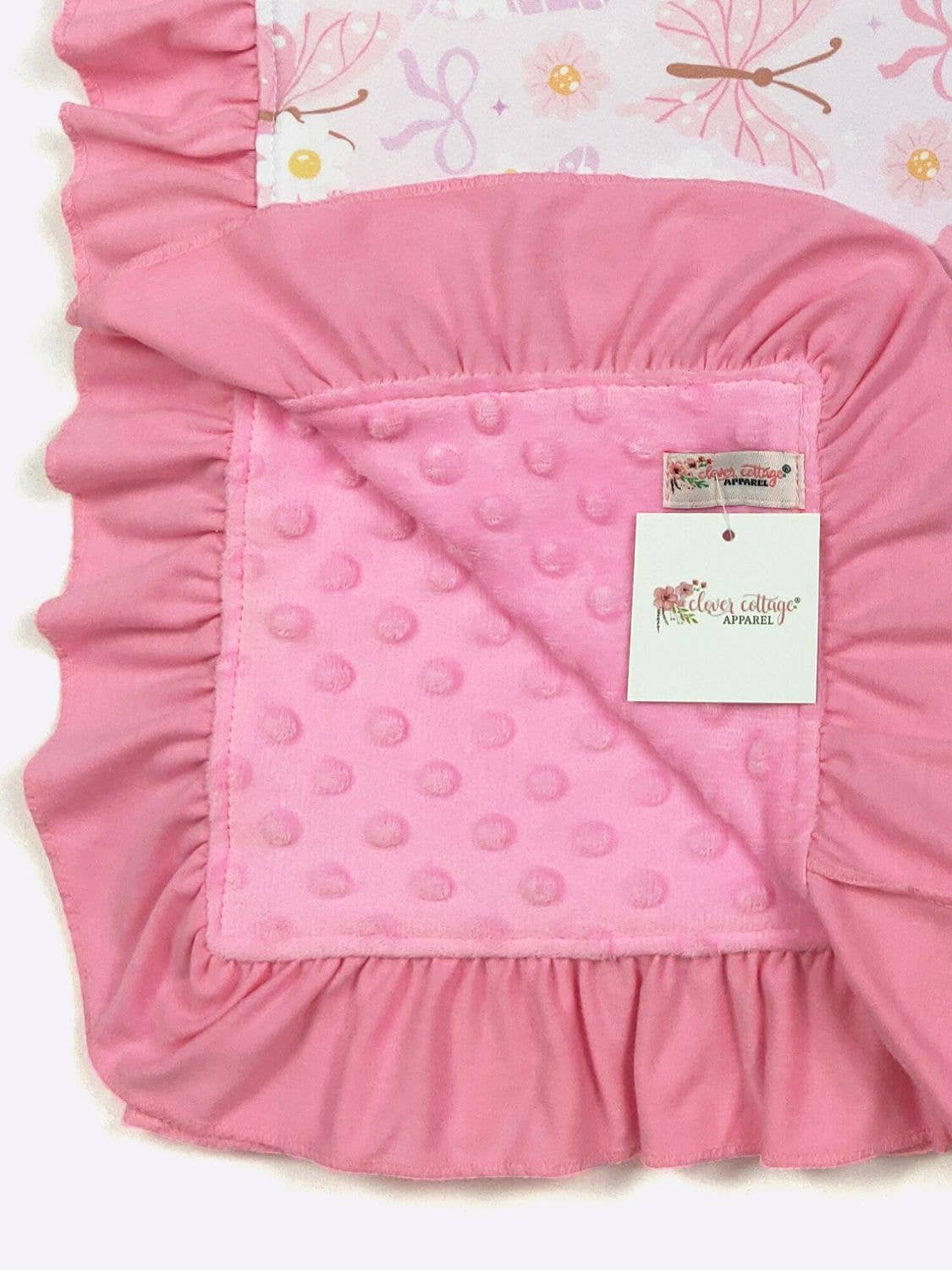 Clover Cottage - Bow Butterfly Daisy Blanket