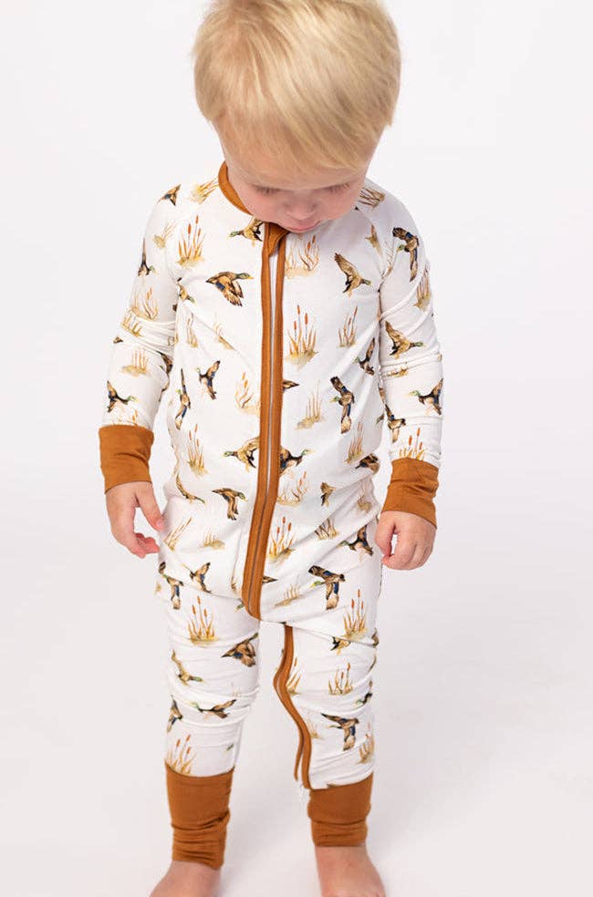 Southern Slumber - Ducks Double Zipper Bamboo Sleeper