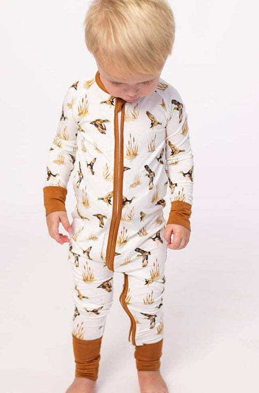 Southern Slumber - Ducks Double Zipper Bamboo Sleeper