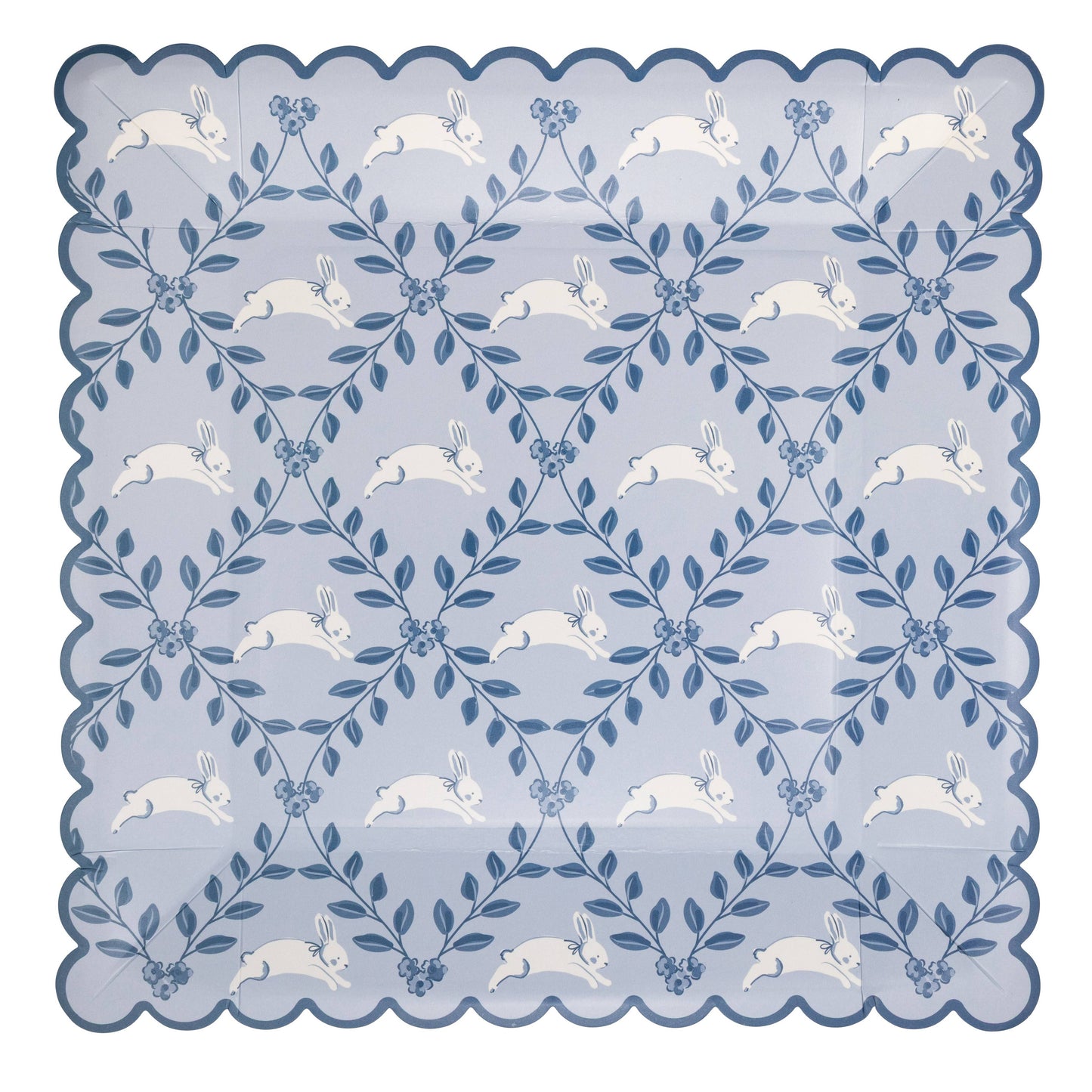 Diamond Bunny Pattern 9" Plate