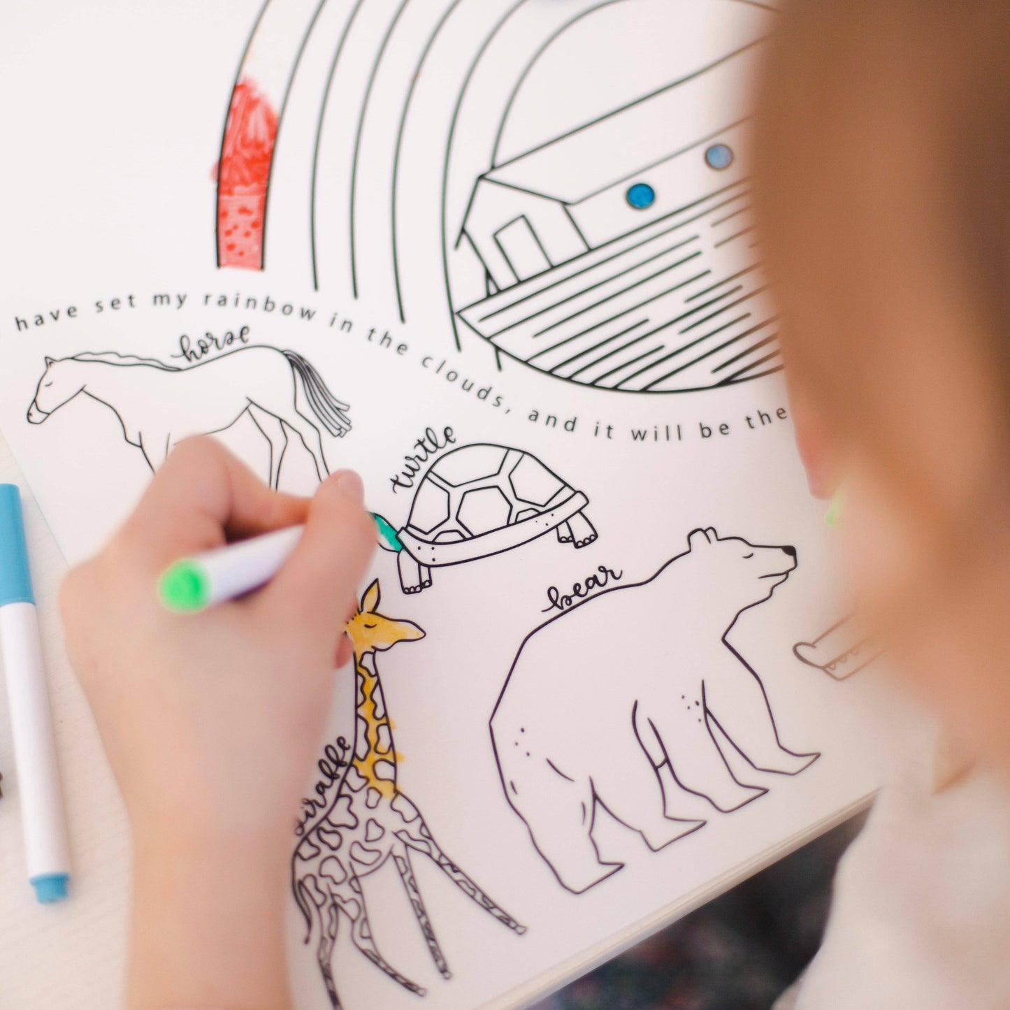 Ryan & Rose - Christian Coloring Mats