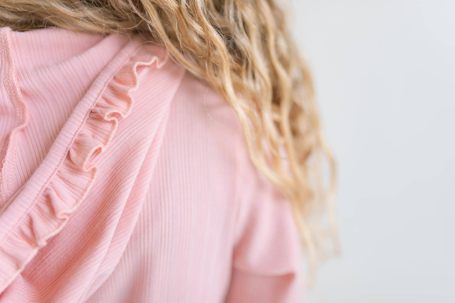 Oopsie Daisy - Girls Pink Ruffle Hi Lo Hoodie & Coquette Bow Legging Set