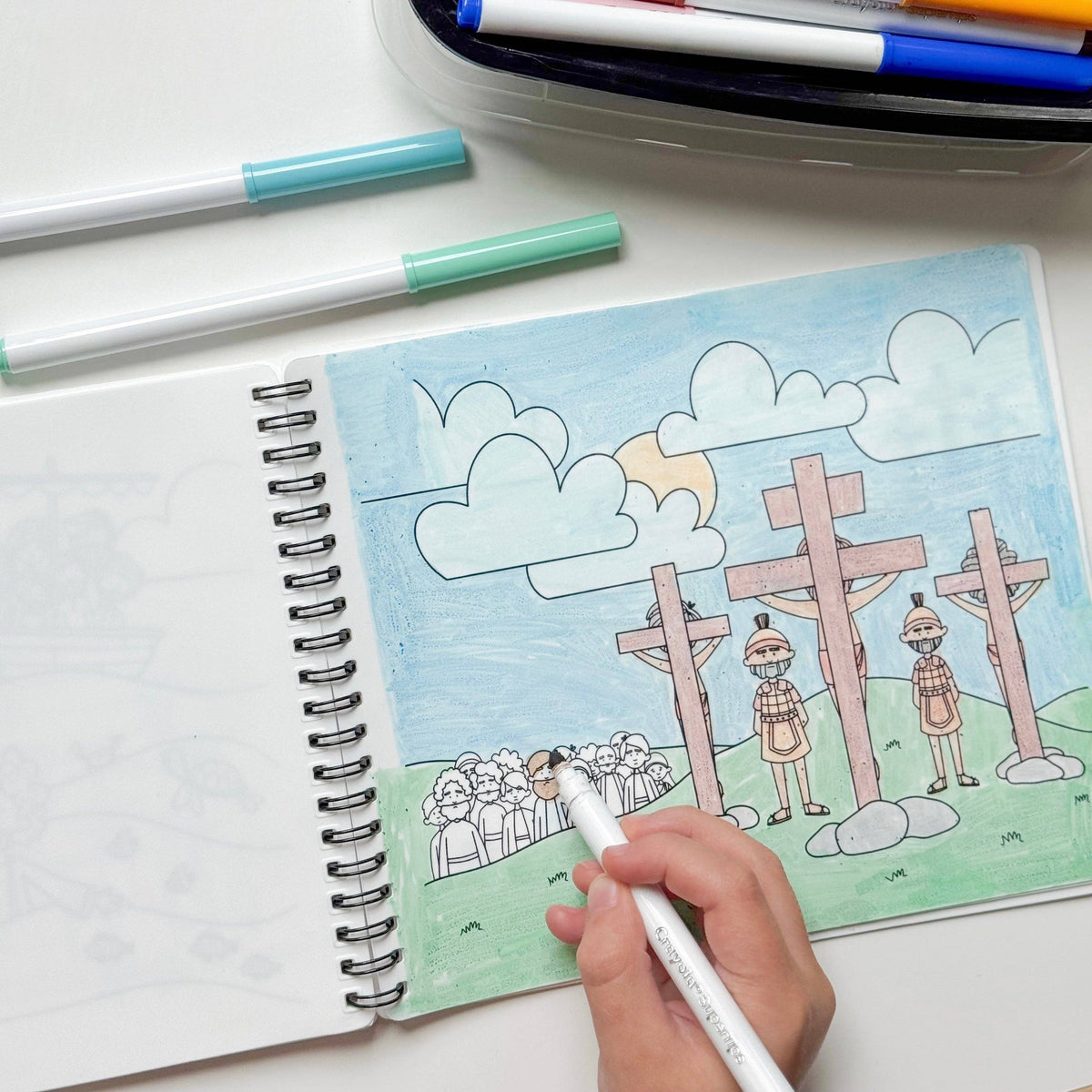 Ryan & Rose - Bible Stories Silicone Coloring Book