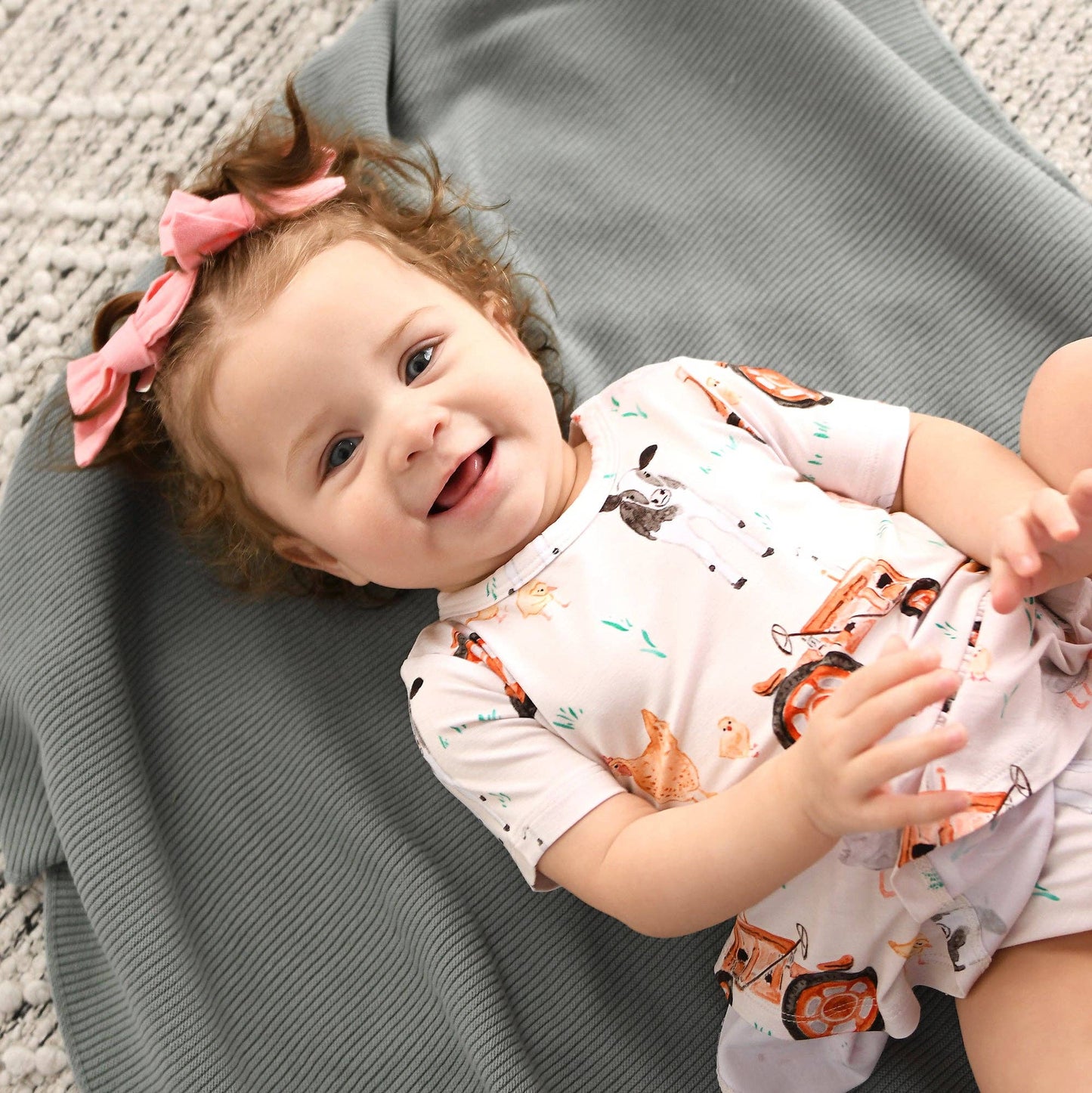 Millie Moo TUTU Bamboo Farm Baby Clothing Dress Outfit