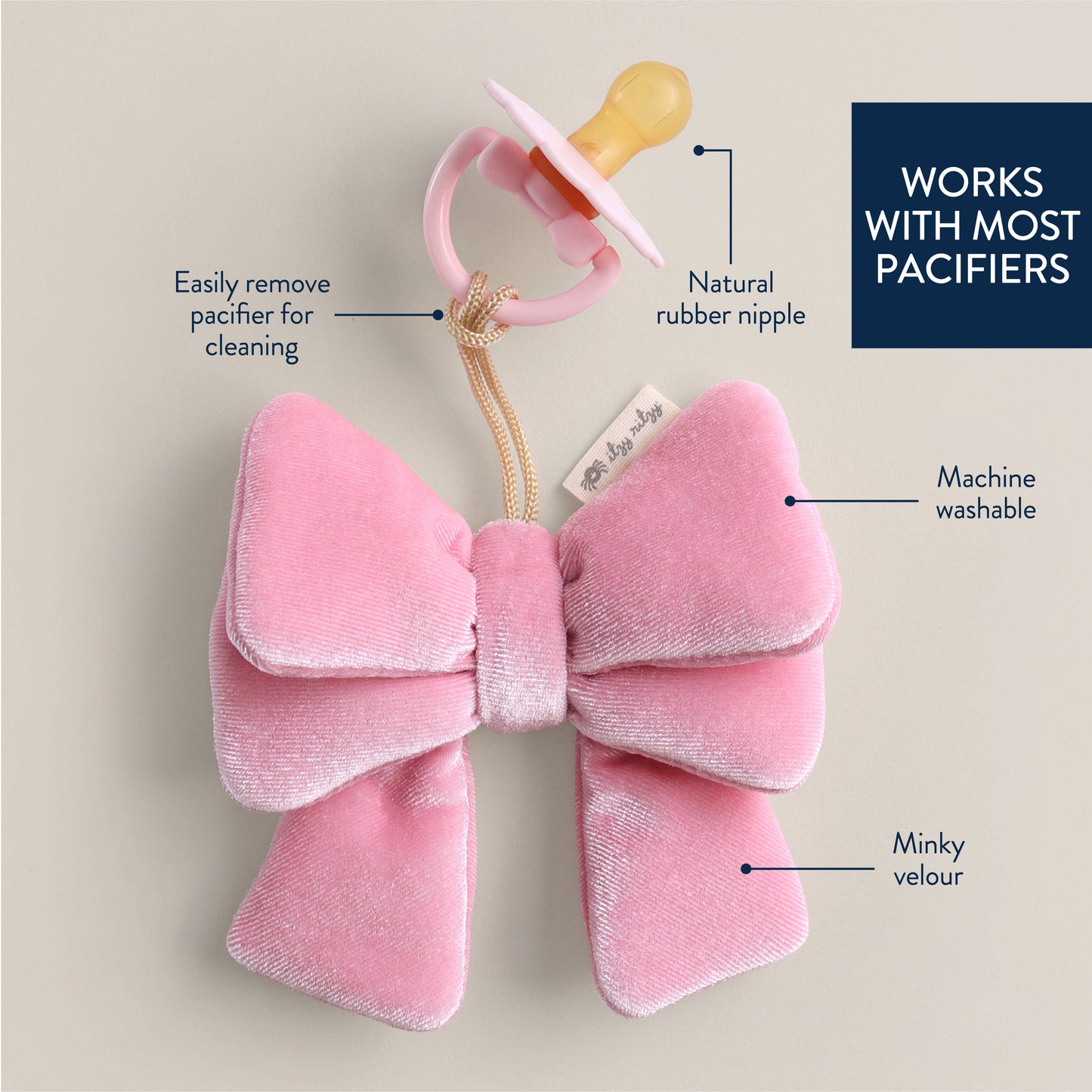 Itzy Ritzy - *NEW OPTIONS* Bitzy Pal Natural Rubber Pacifier & Plush