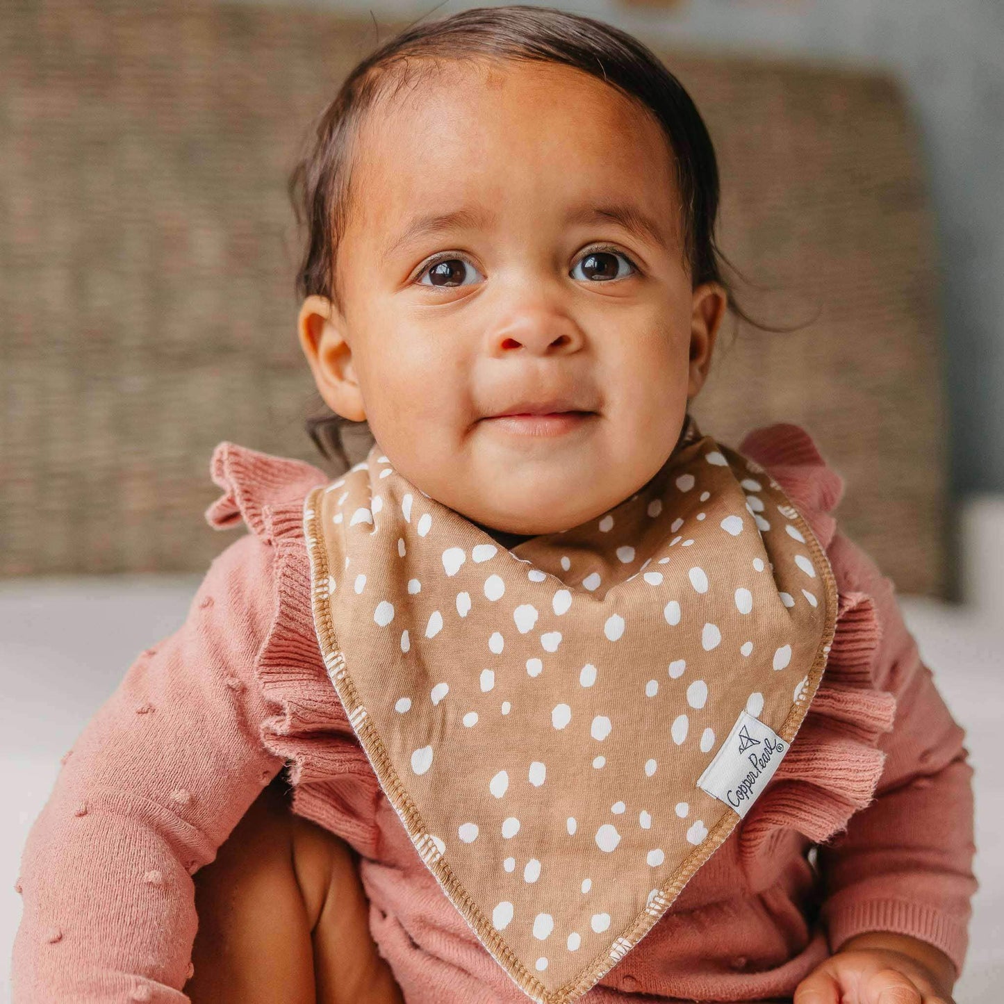 Copper Pearl - 4 Pack Baby Bandana Bibs - Autumn