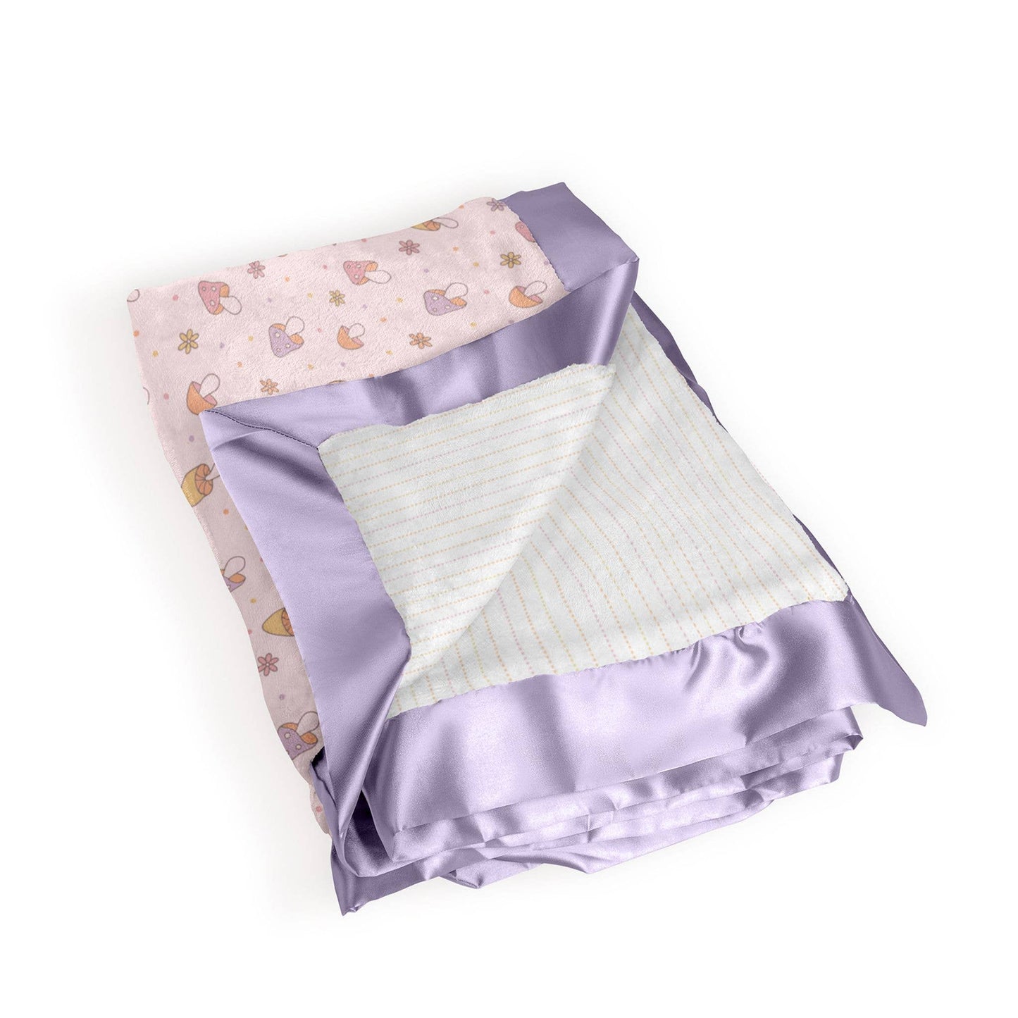 JuJuBe - Reversible Baby Blanket Mushy Love