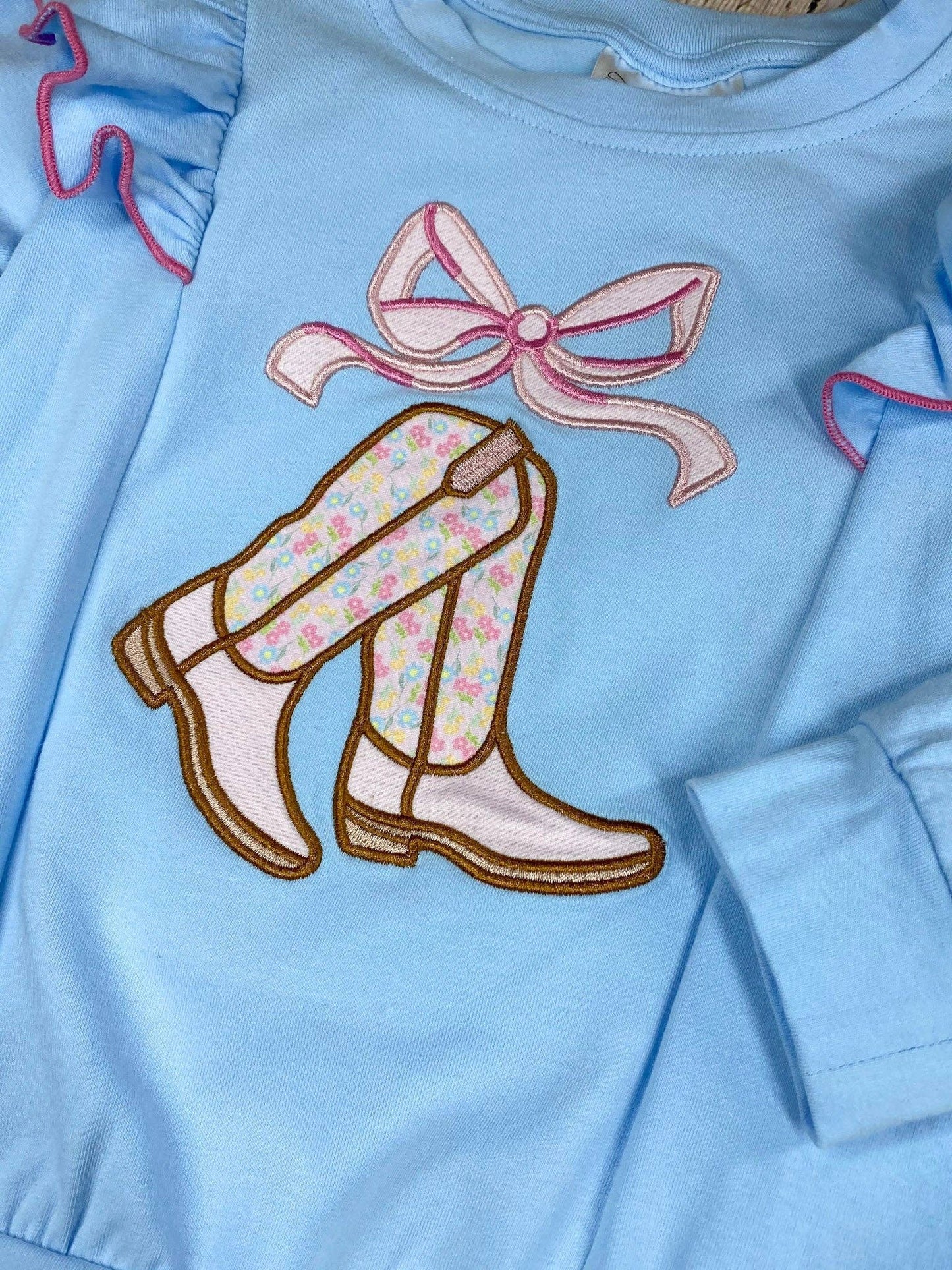 The Hair Bow Company - Boots and Bows Western Bell Bottom Set