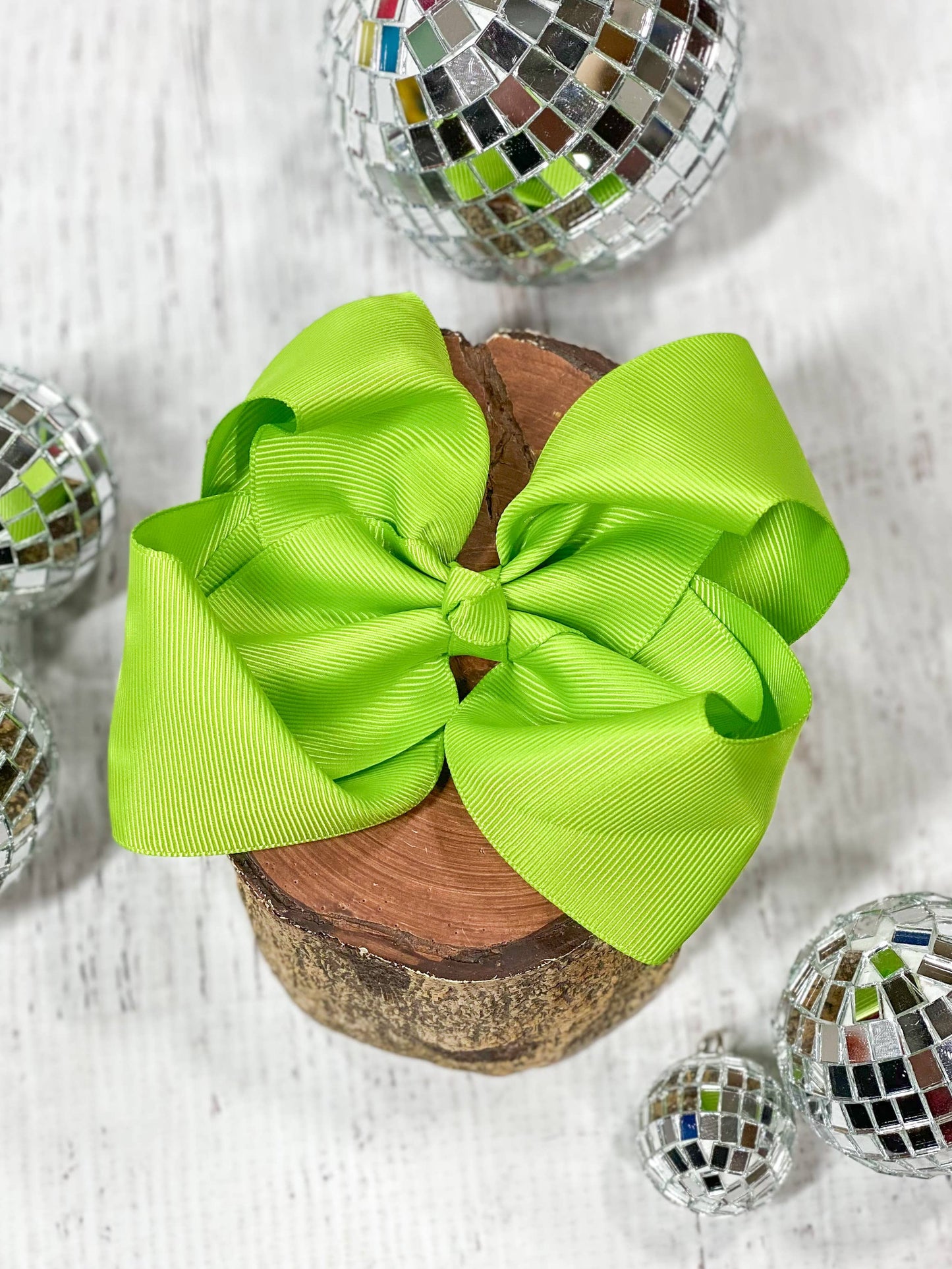 Classic Oversized Grosgrain Hair Bow - Alligator Clip