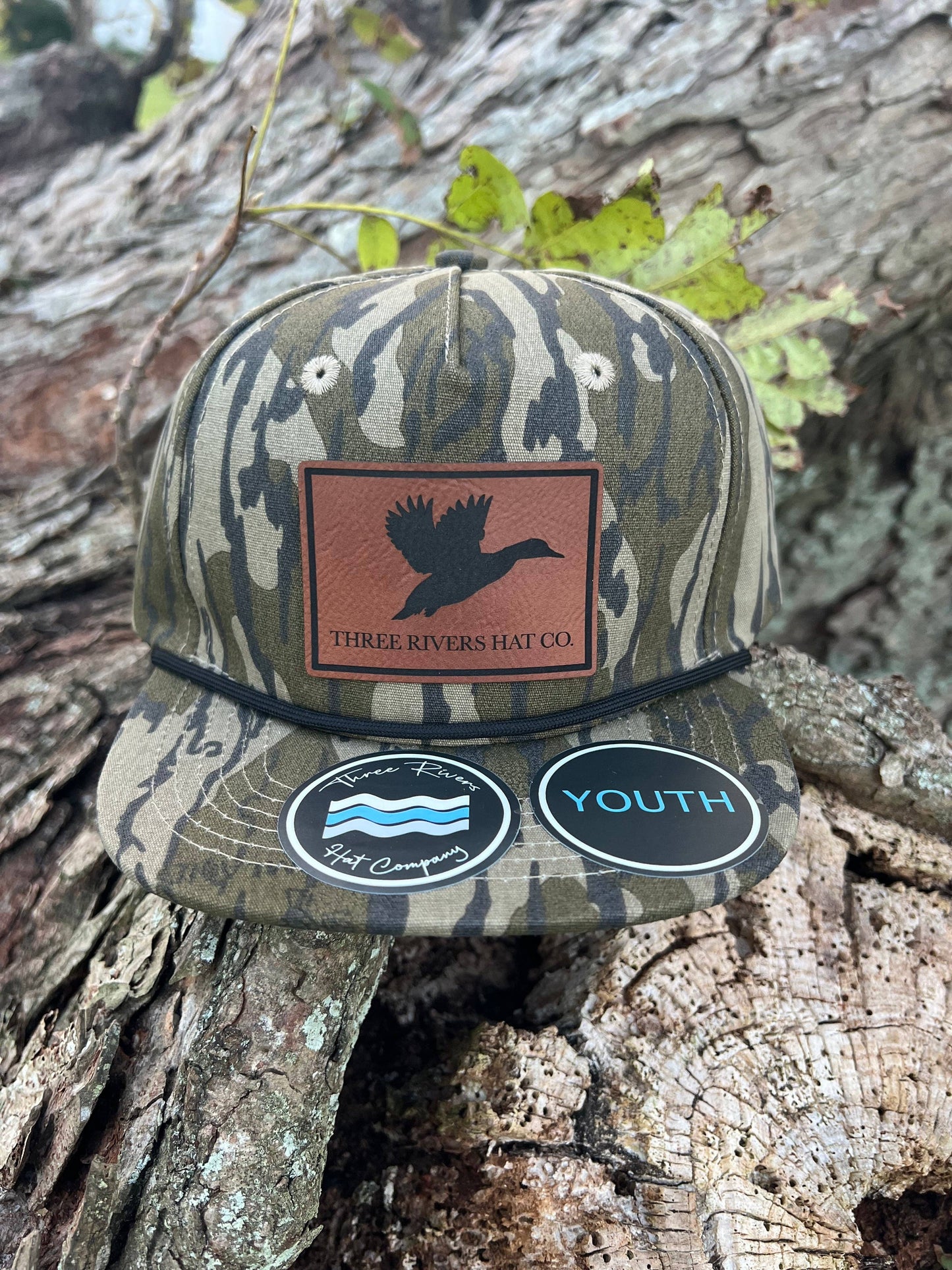 Three Rivers Hat Co. - YOUTH/KIDS - Duck Silhouette - Camo Rope Hat - Lost Hat Co.