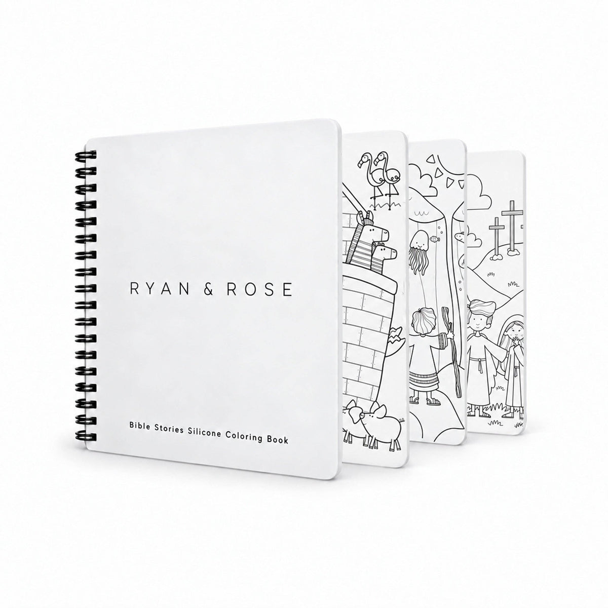 Ryan & Rose - Bible Stories Silicone Coloring Book