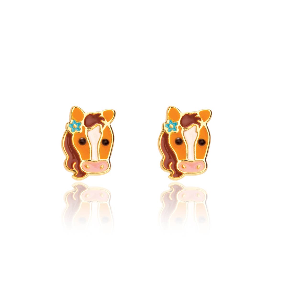 Girl Nation - Pretty Pony Cutie Stud Earrings