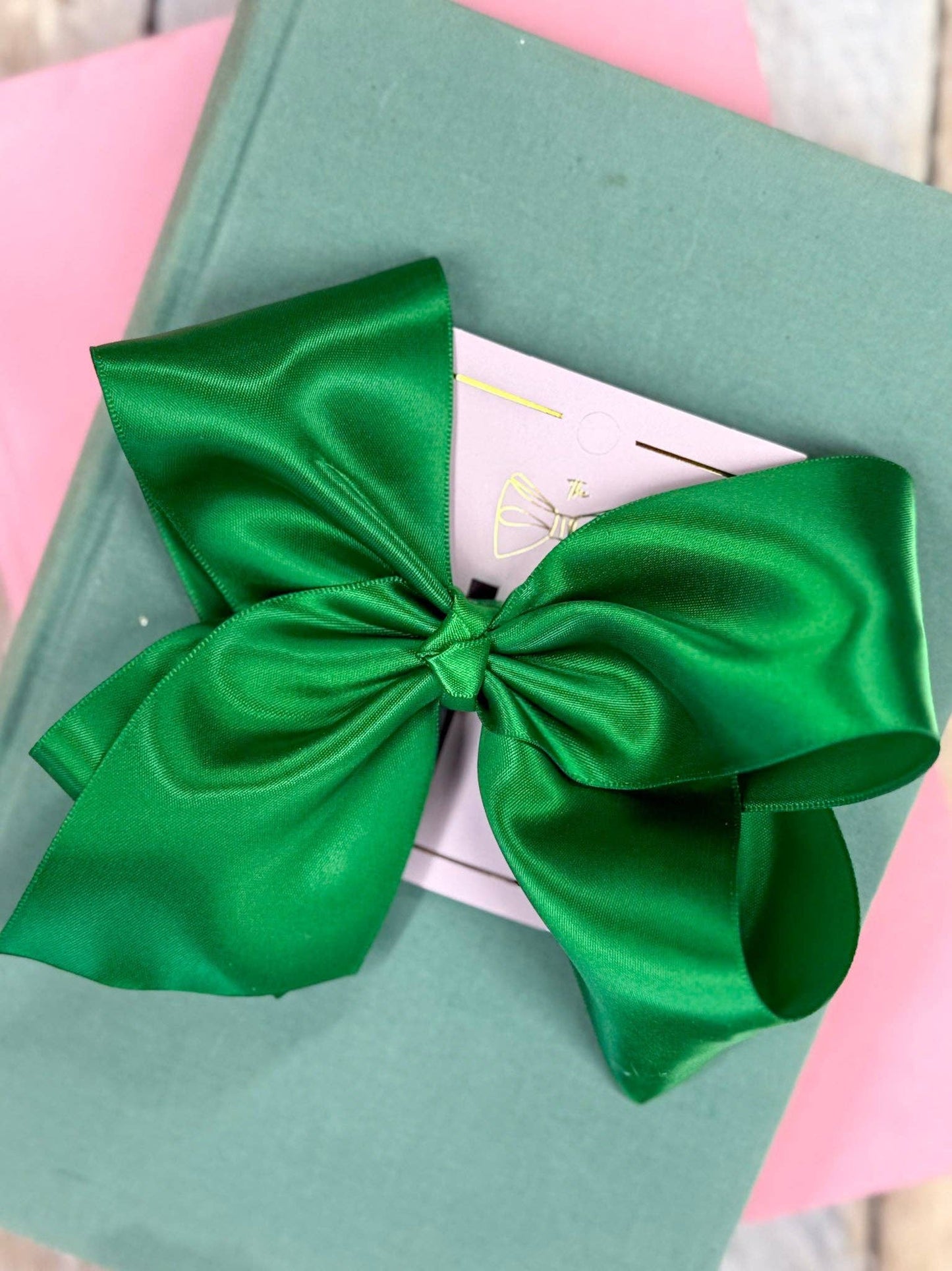 4.5" Classic Satin Hair Bows | Alligator Clips or Headbands