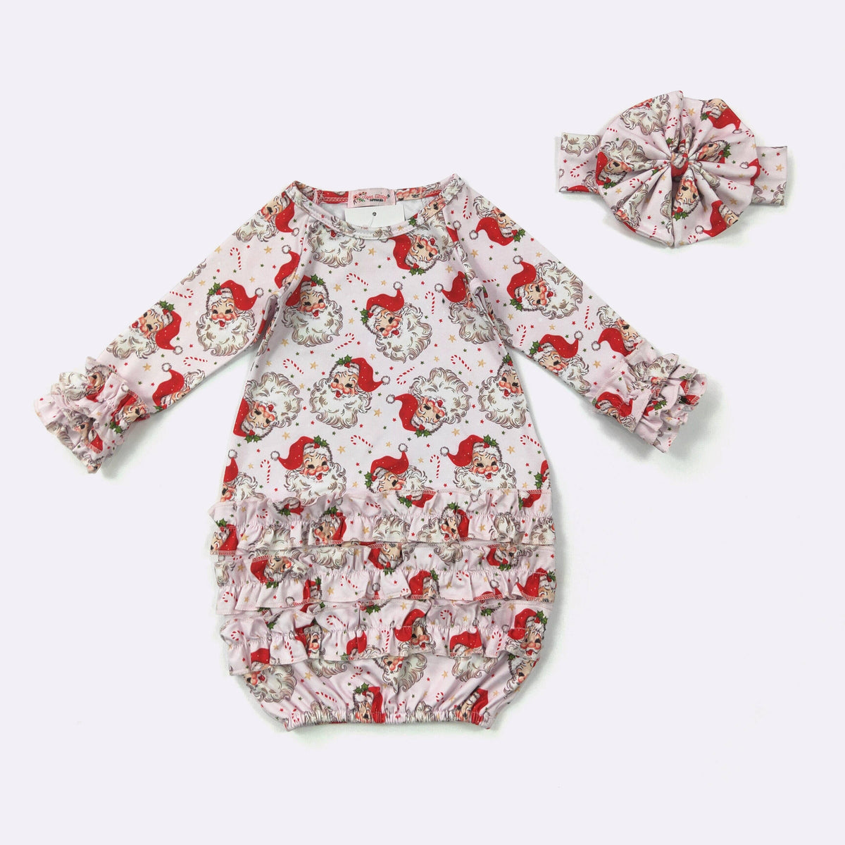 Pink Kris Kringle Baby Gown