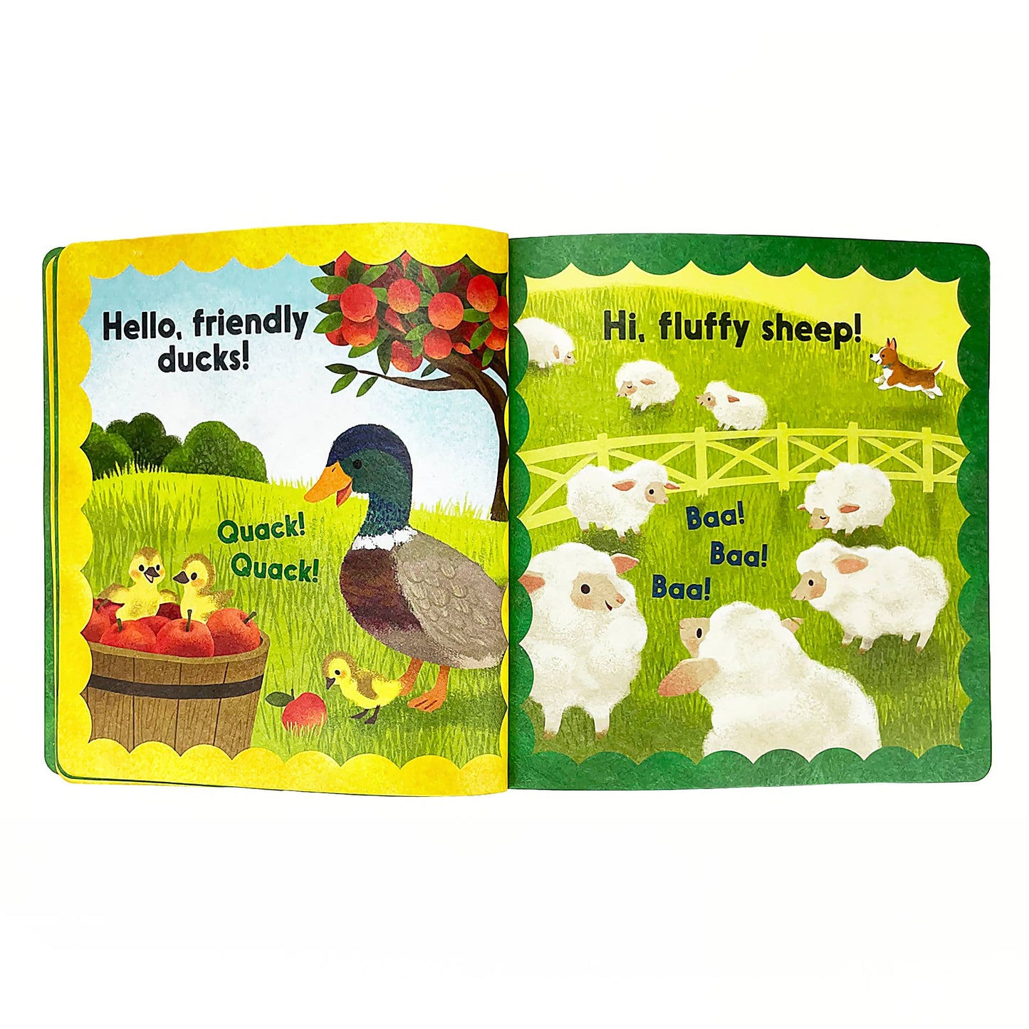 Cottage Door Press - John Deere Kids Hello, Farm!  (Tuffy Teether Indestructible)