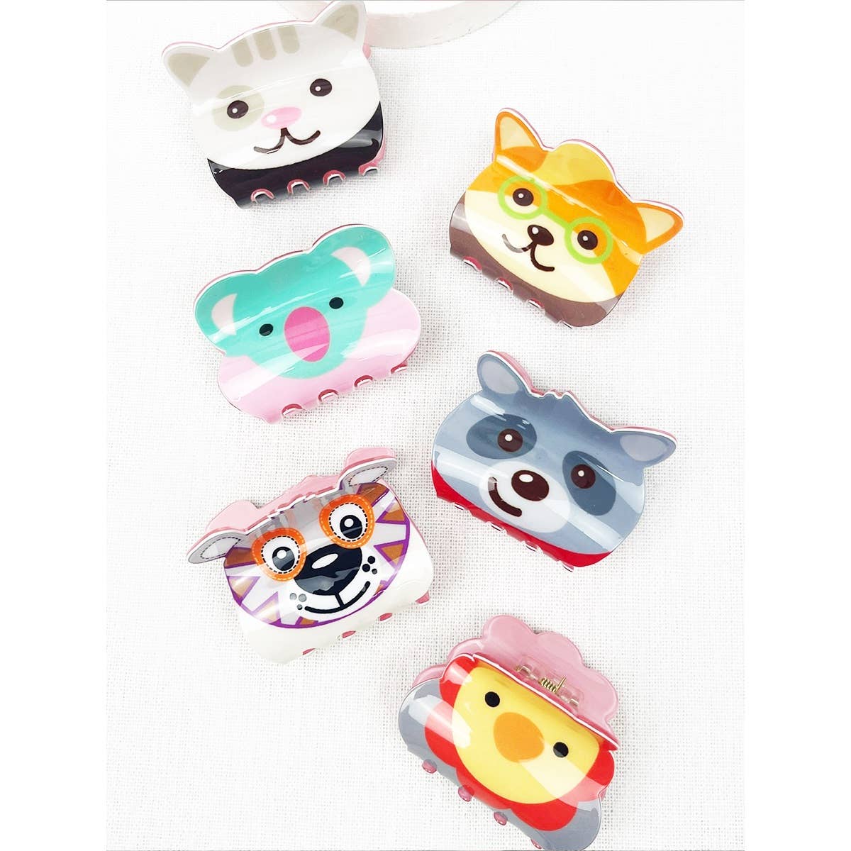 Cute Animal Friends Hair Claw Clip