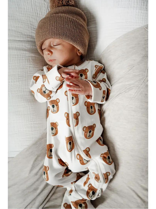 SIIX Collection - Baby Bear / Organic 2-Way Zip Romper (Baby - Kids)