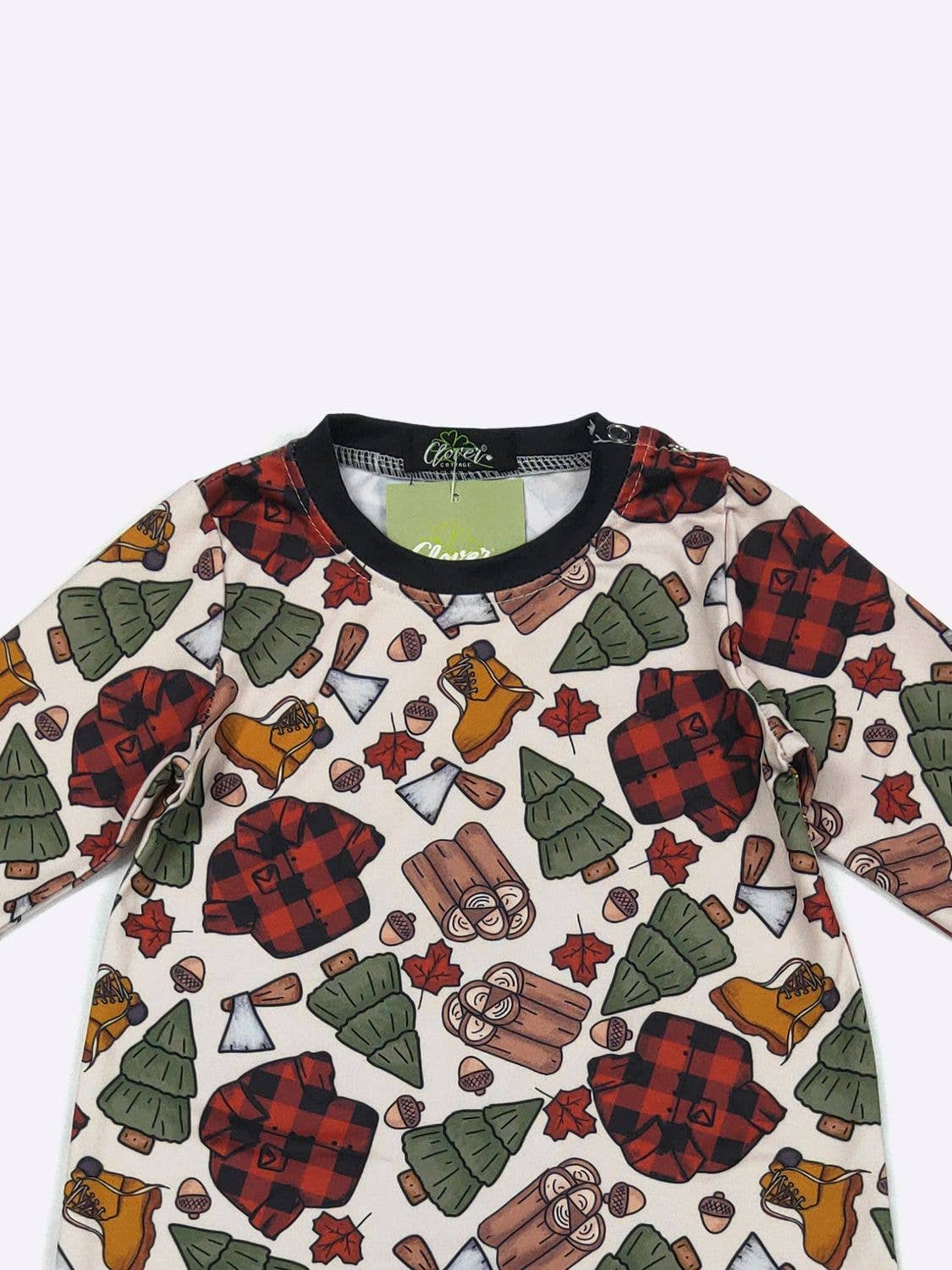 Lumberjack Boy Romper