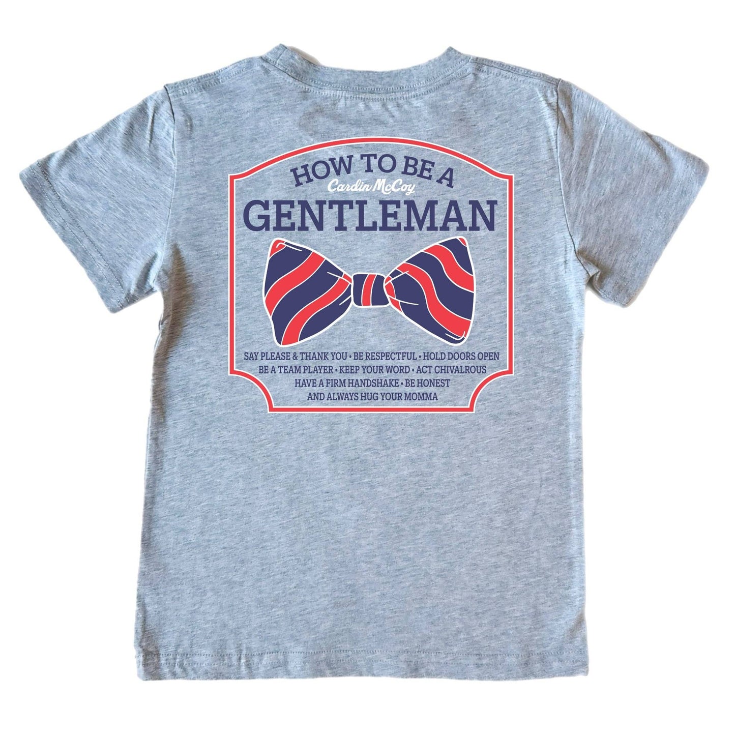 Cardin McCoy - Boys' How To Be A Gentleman Short-Sleeve Tee