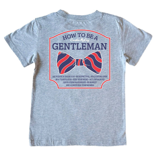 Cardin McCoy - Boys' How To Be A Gentleman Short-Sleeve Tee