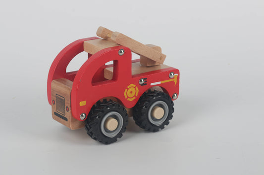 Fire Truck Wooden Toy