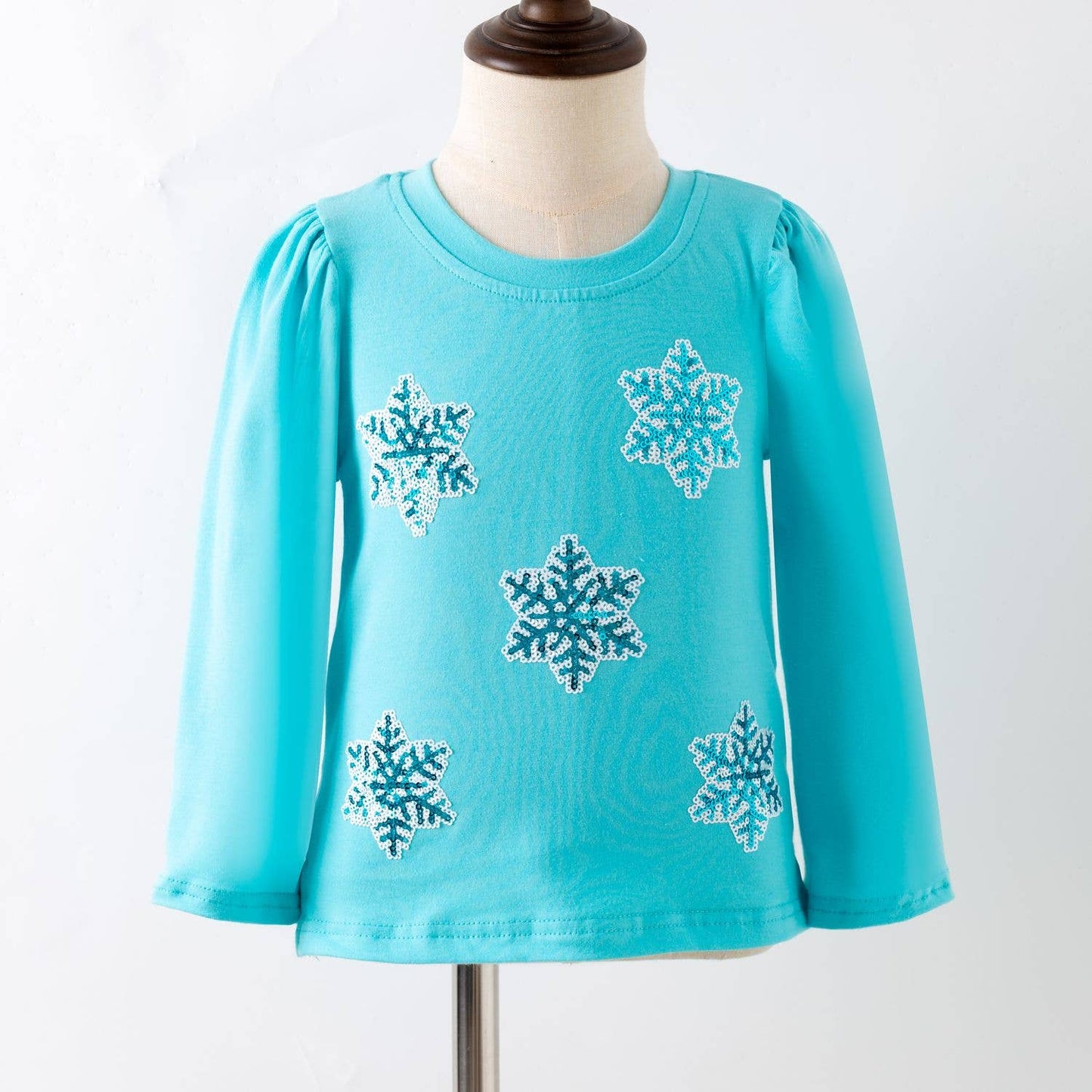 Clover Cottage - Snowflake Sequin Shirt