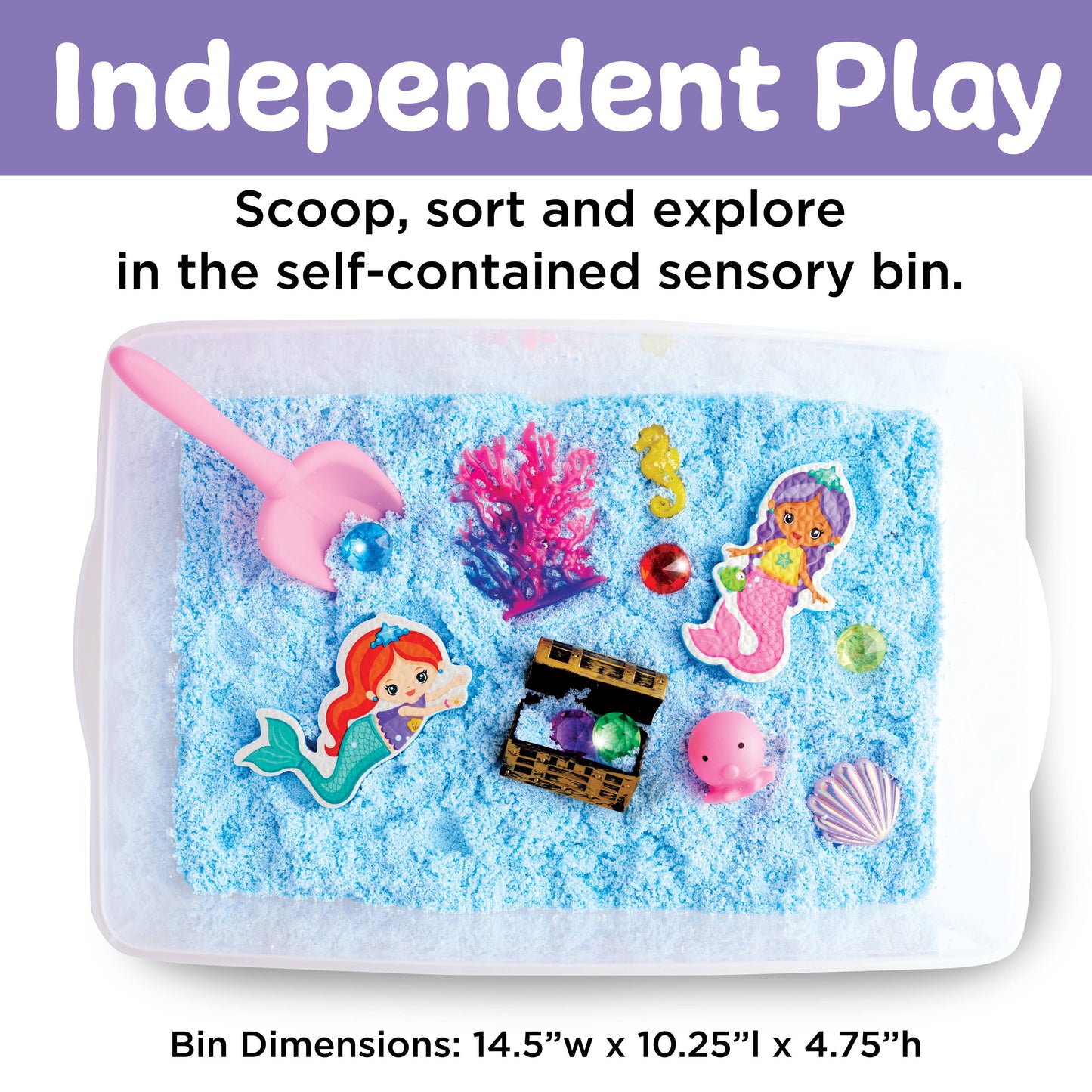 Faber-Castell / Creativity for Kids - Sensory Bin Mermaid Activity Bin for Kids