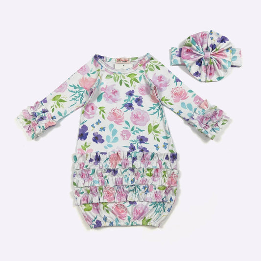 Clover Cottage - Vineyard Baby Gown