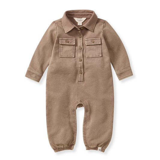 Burt's Bees Baby - Acid Wash Infant Jumpsuit