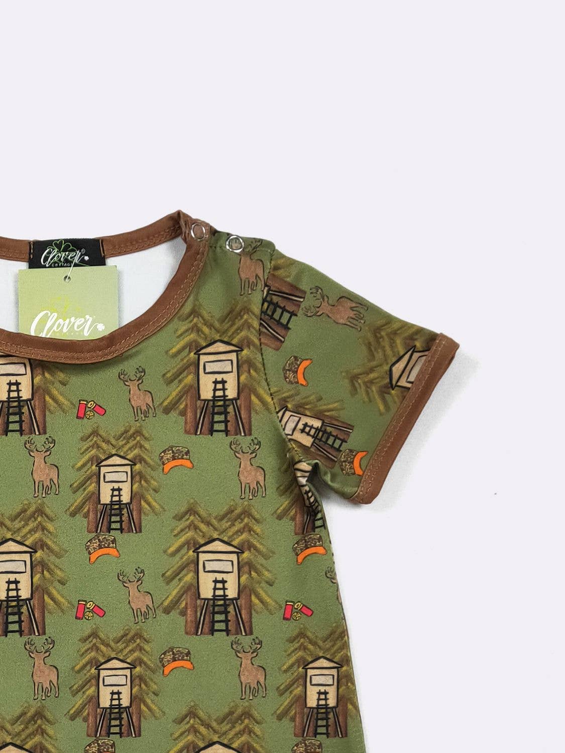Clover Cottage - Tree Stand Boy Romper