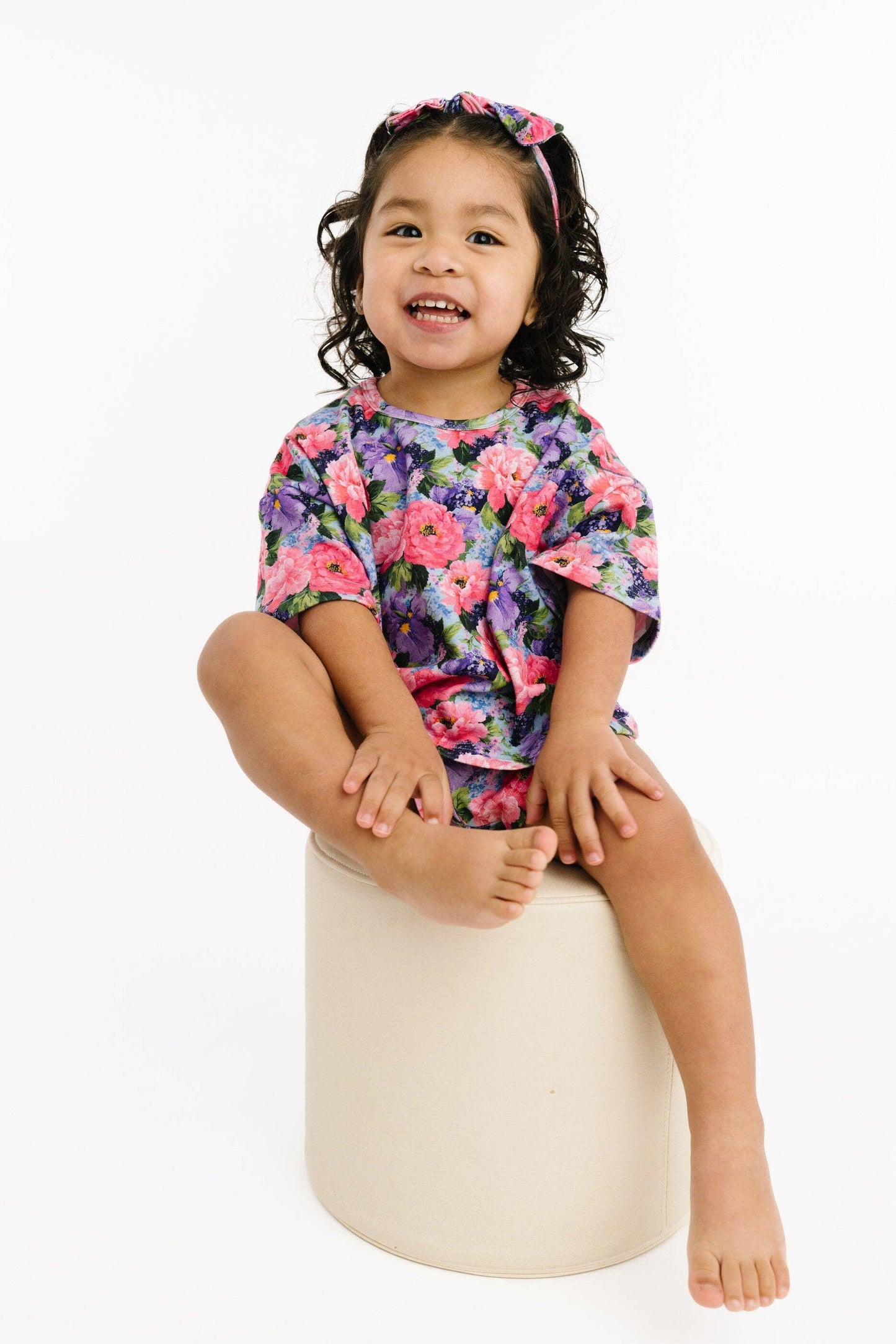 Little One Shop - Peony Garden Slouchy Set