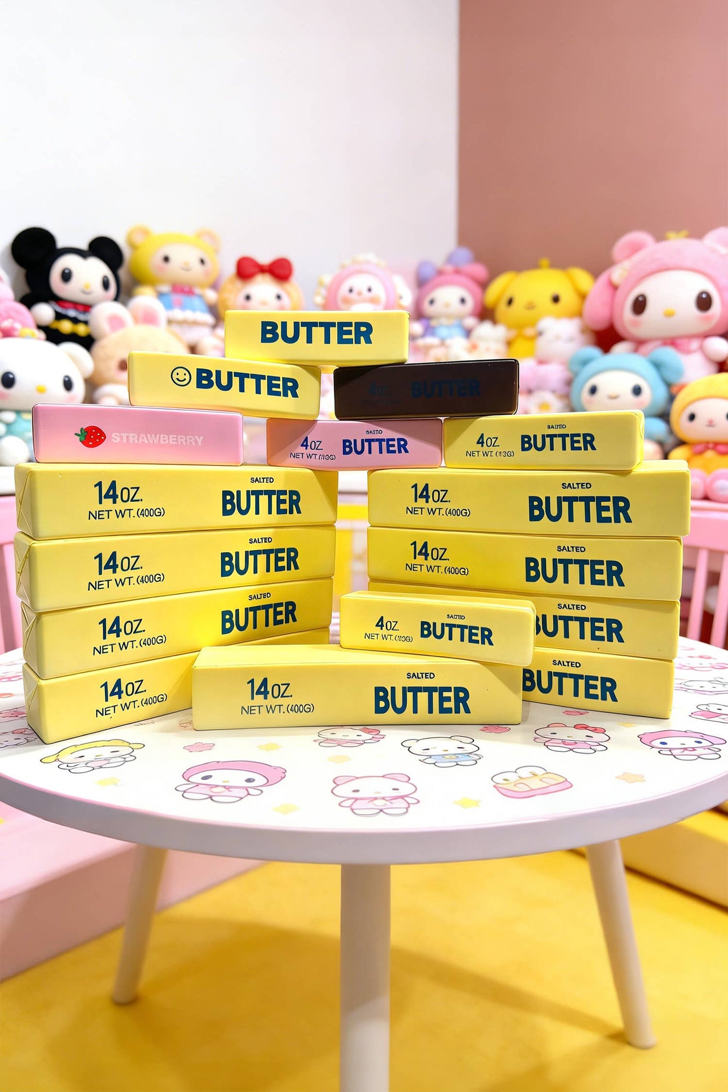 Butter Sofe Sticker Relieve Pressure Toy