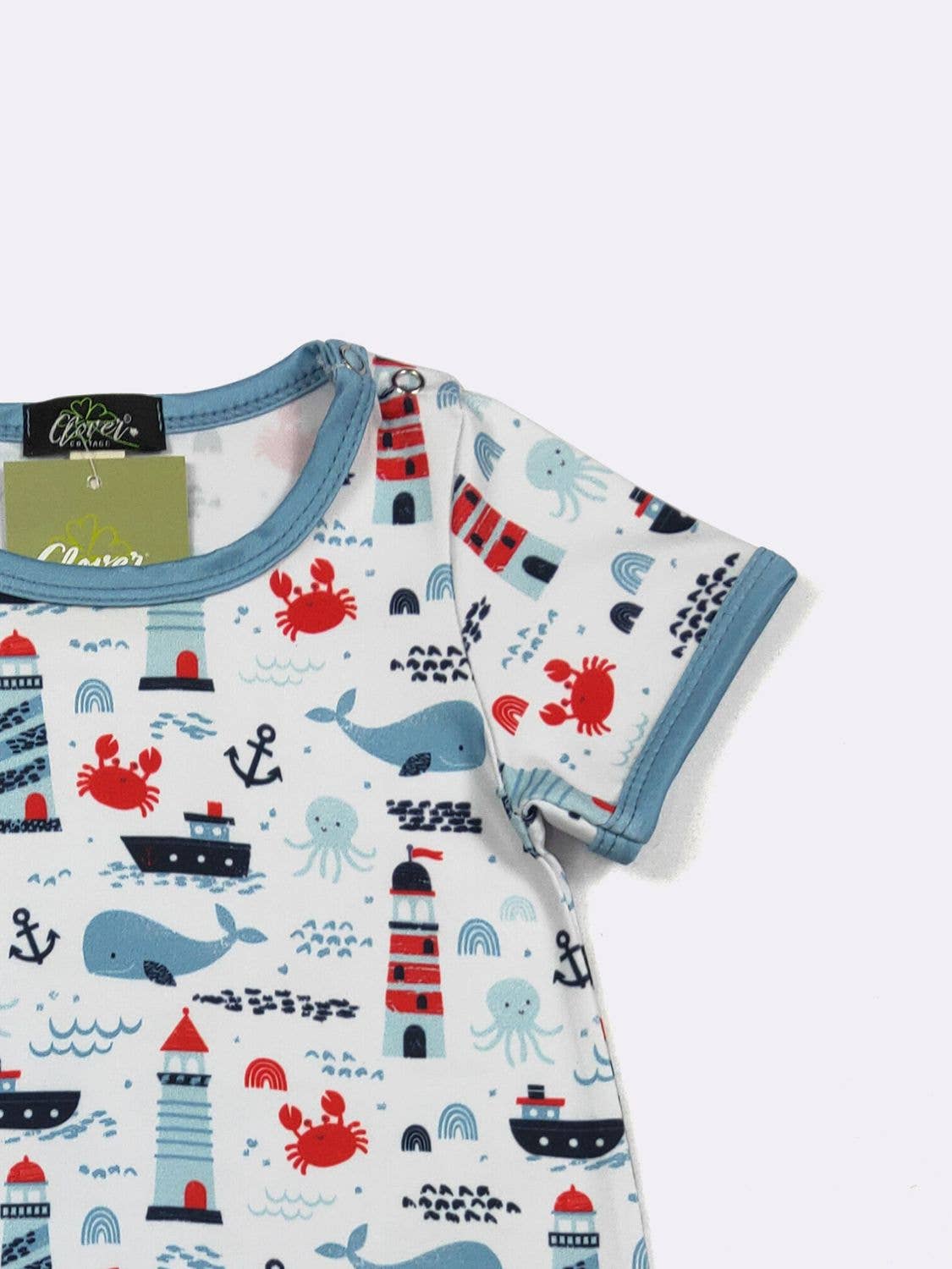 Clover Cottage - Nautical Boy Romper