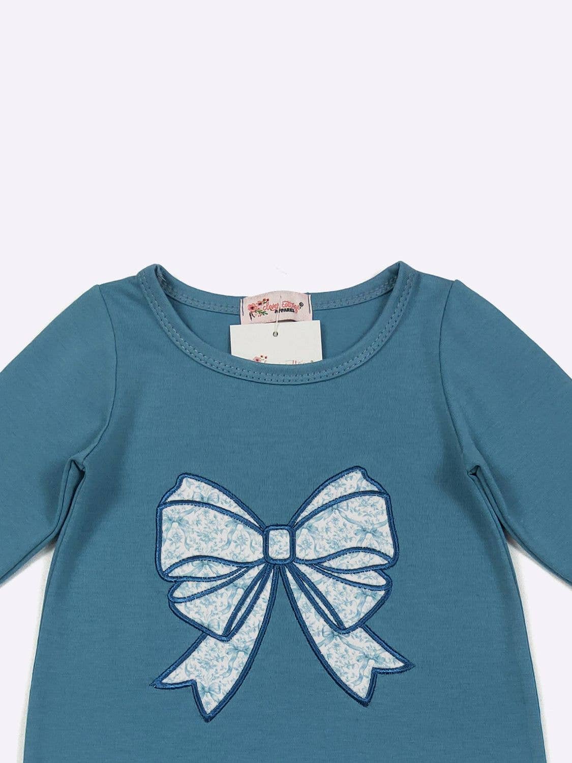 Clover Cottage - Bow Belle Baby Romper - Embroidery